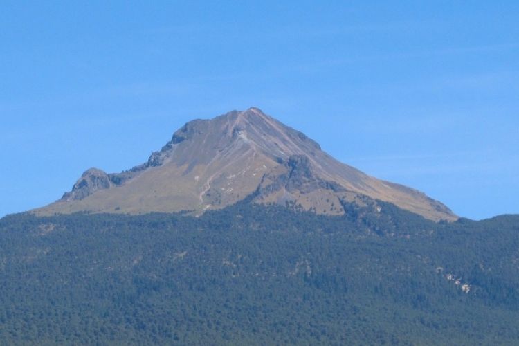 inactive malinche volcano in mexico